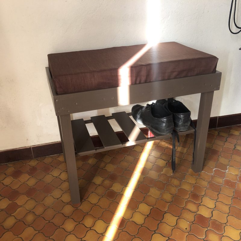 Banc dans son entrée - © Fanny Frauciel Créations - 2022